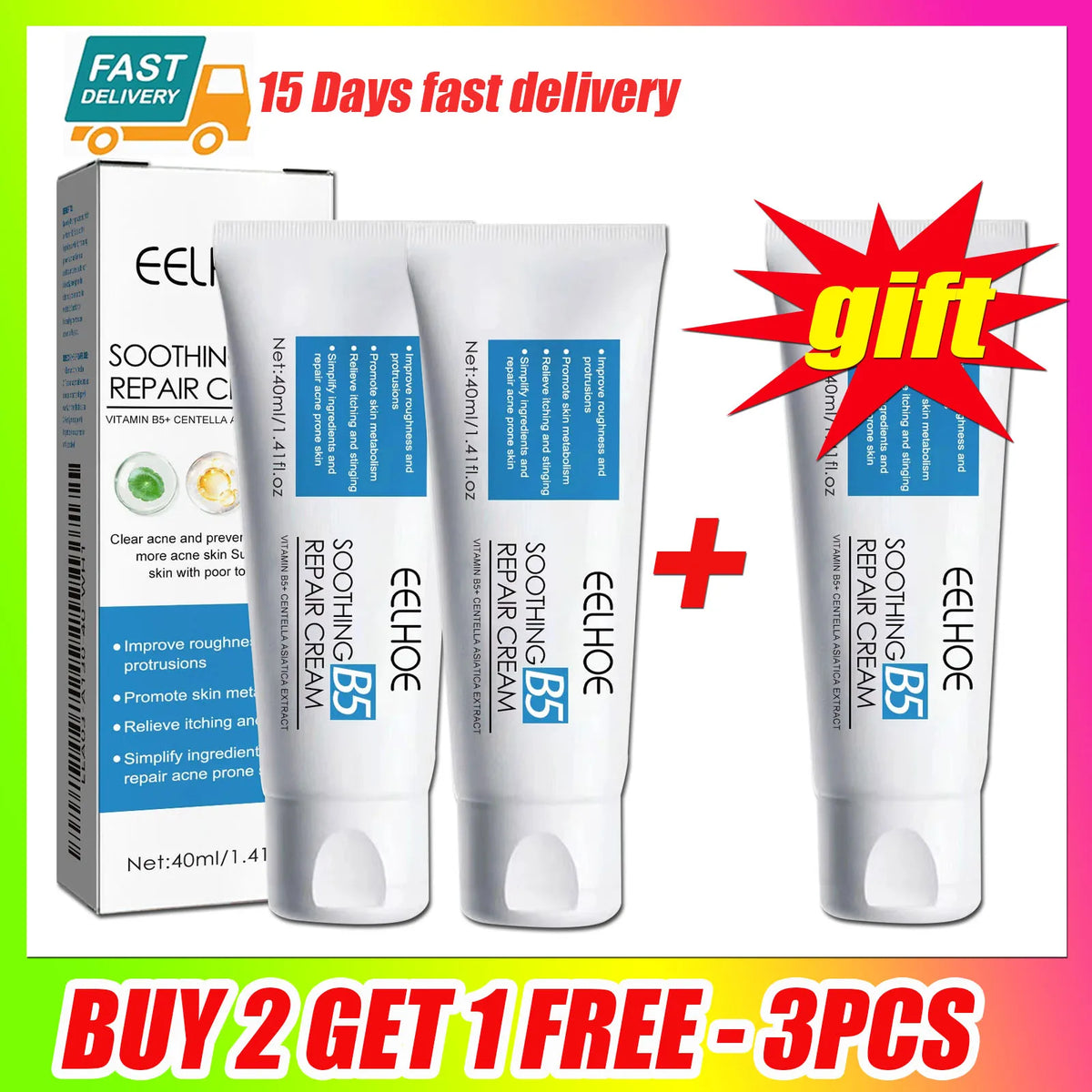 B5 Moisturizing Cream for Dry Chapped Skin