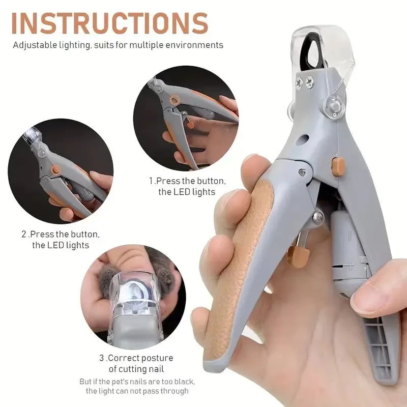 Rechargeable LED Pet Nail Clipper