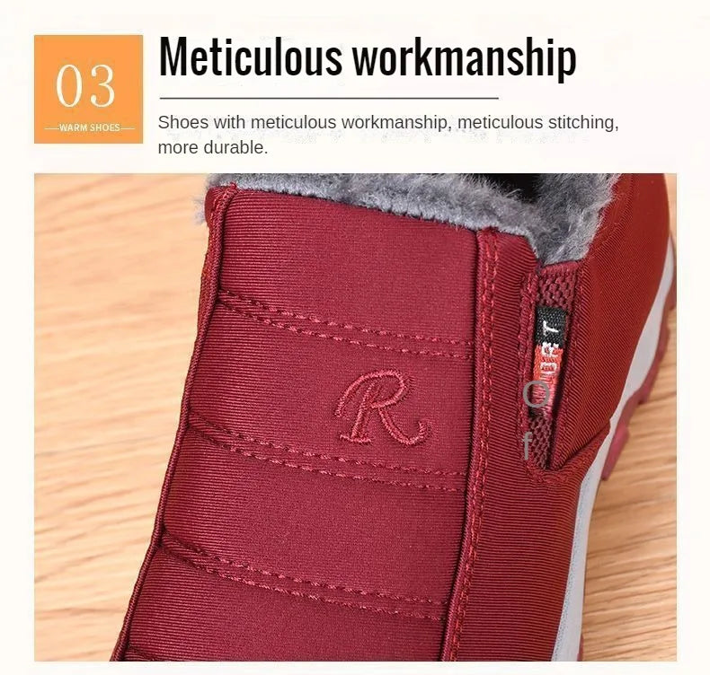 Men's Cotton Casual Ankle Boots for Winter