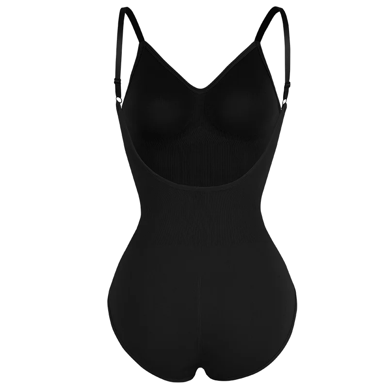 Low Back Bodysuit Shapewear for Women Black