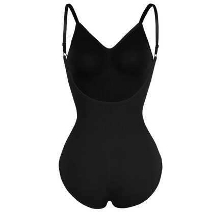 Low Back Bodysuit Shapewear for Women Black