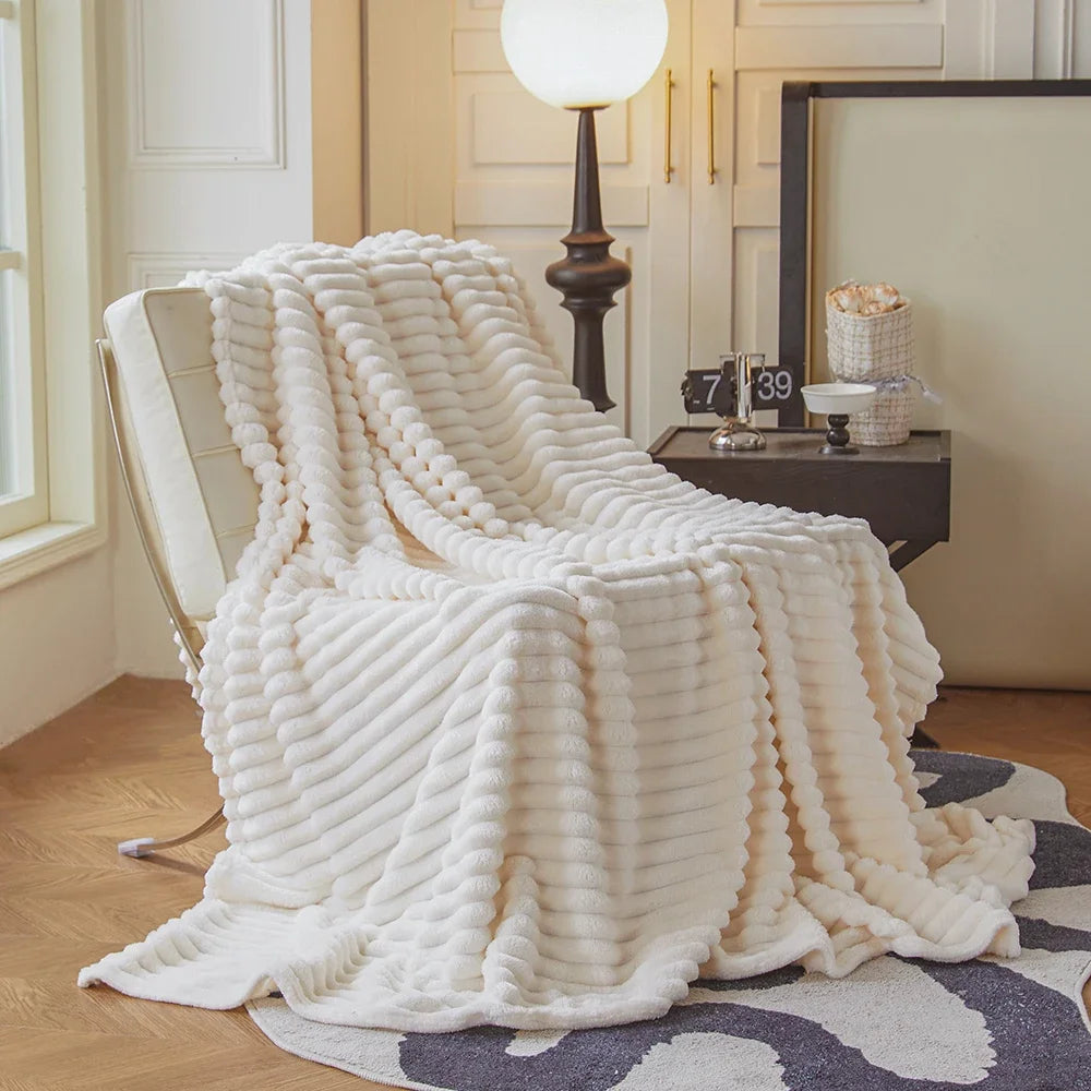 Coral Velvet Blanket Plush Soft Warm Throw