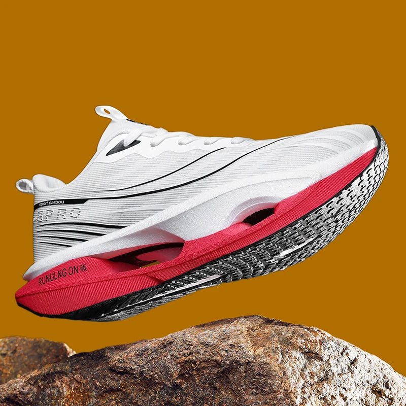 Men's Casual Running Shoes with Fabric Upper