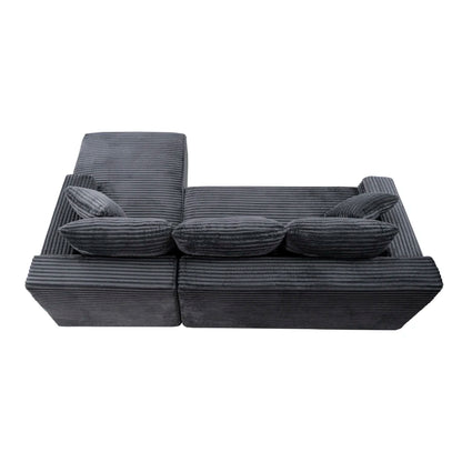 106.3 Inch Cloud Modular Sectional Sofa with L-Shape Chaise