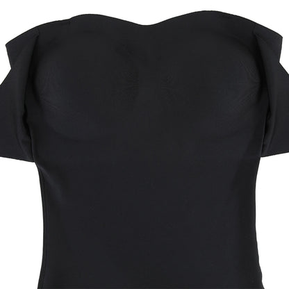 Strapless Bodysuit Tummy Control Shapewear Black S-4XL