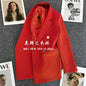 Candy Color Slim Blazer with Notched Collar and Metal Buttons