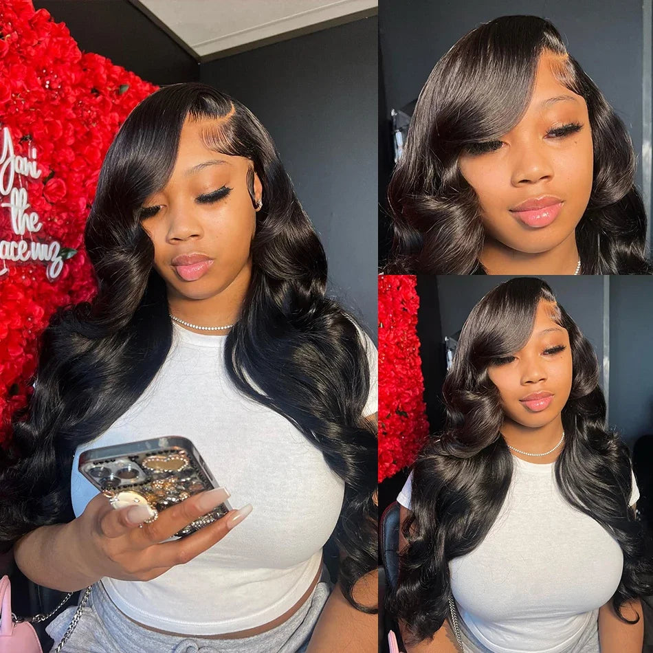 Body Wave Lace Front Wig Human Hair 200 Density