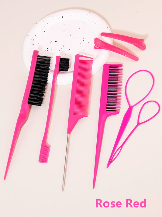 8-Piece Hair Styling Comb Set for Real Hair Wigs