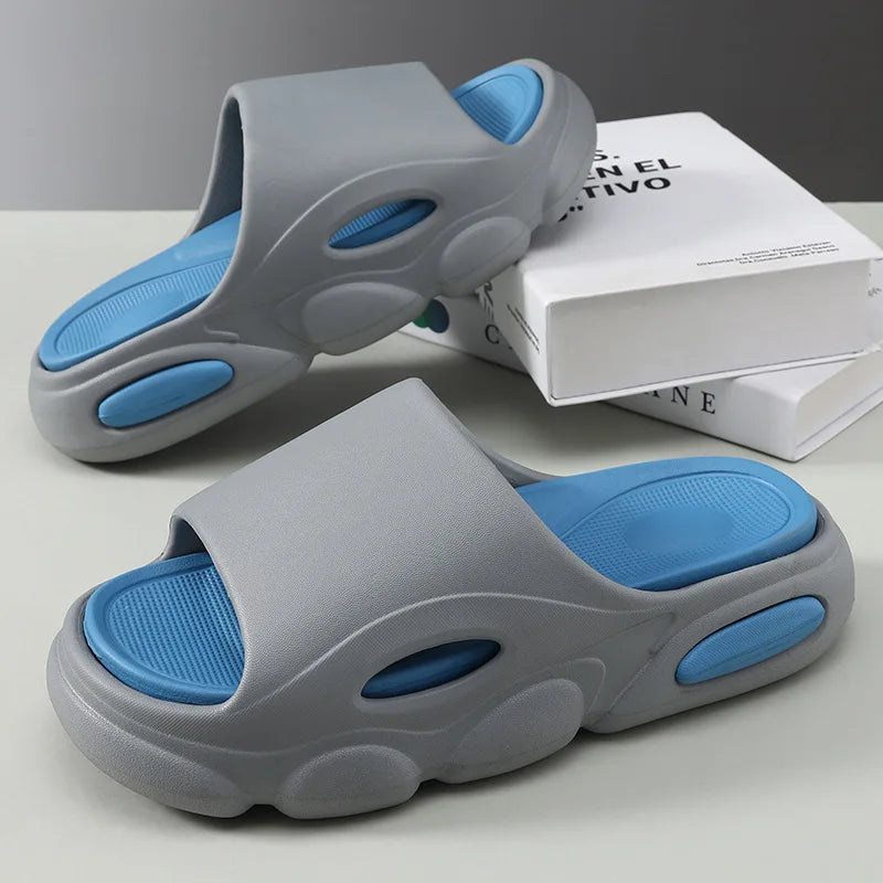 Men's Summer Platform Slides EVA Non-slip Beach Shoes