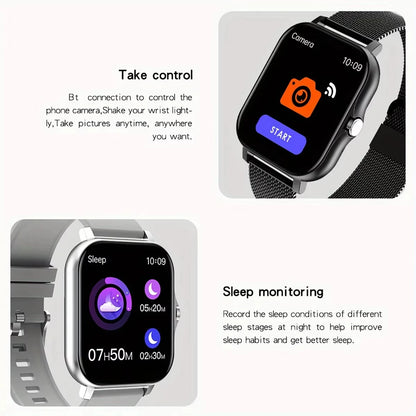 LAXASFIT Smart Watch Full Touch Sports Fitness Watch