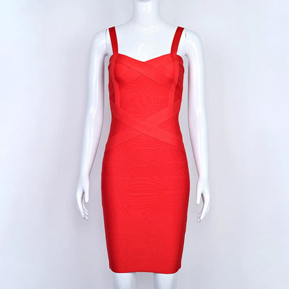 BEAUKEY Blue Mini Bandage Dress for Women XL