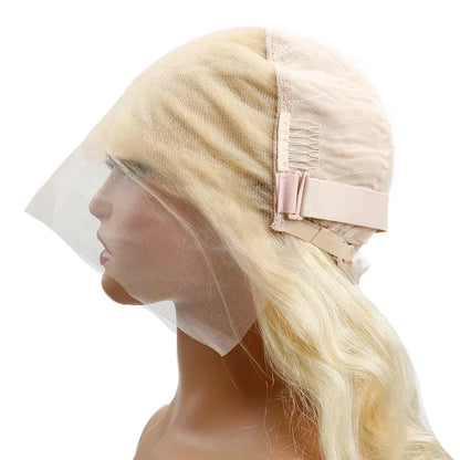 613 Blonde Straight Bob Wig Remy Human Hair Lace Front