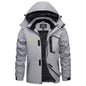 Men's Waterproof Fleece Ski Jacket Parka