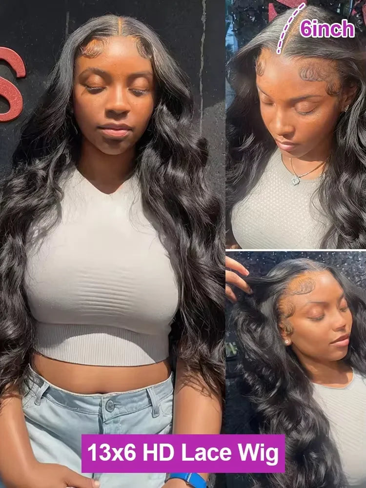 Wet And Wavy Lace Frontal Wig Human Hair 40 Inch
