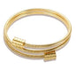 Classic Gold Plated Stainless Steel Cuff Bracelet