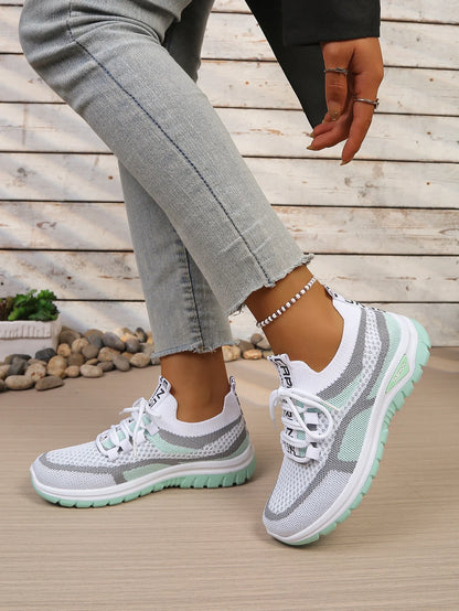 Women's Double-Color Canvas Work Sneakers