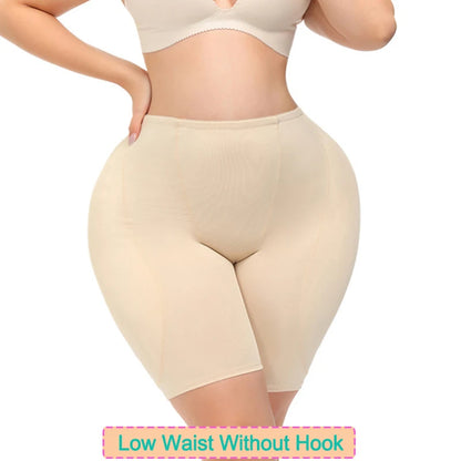 Women Seamless Butt Lifter Panties with Big Hip Pads
