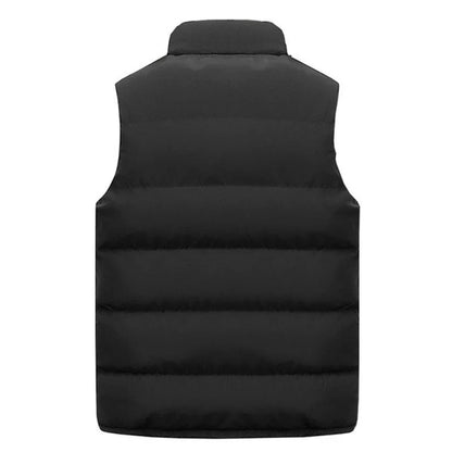 Men's Waterproof Sleeveless Vest Jacket for Winter