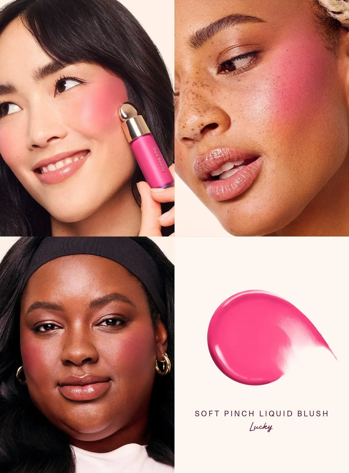 Rare Beauty Soft Pinch Liquid Blush Seamless Matte Makeup