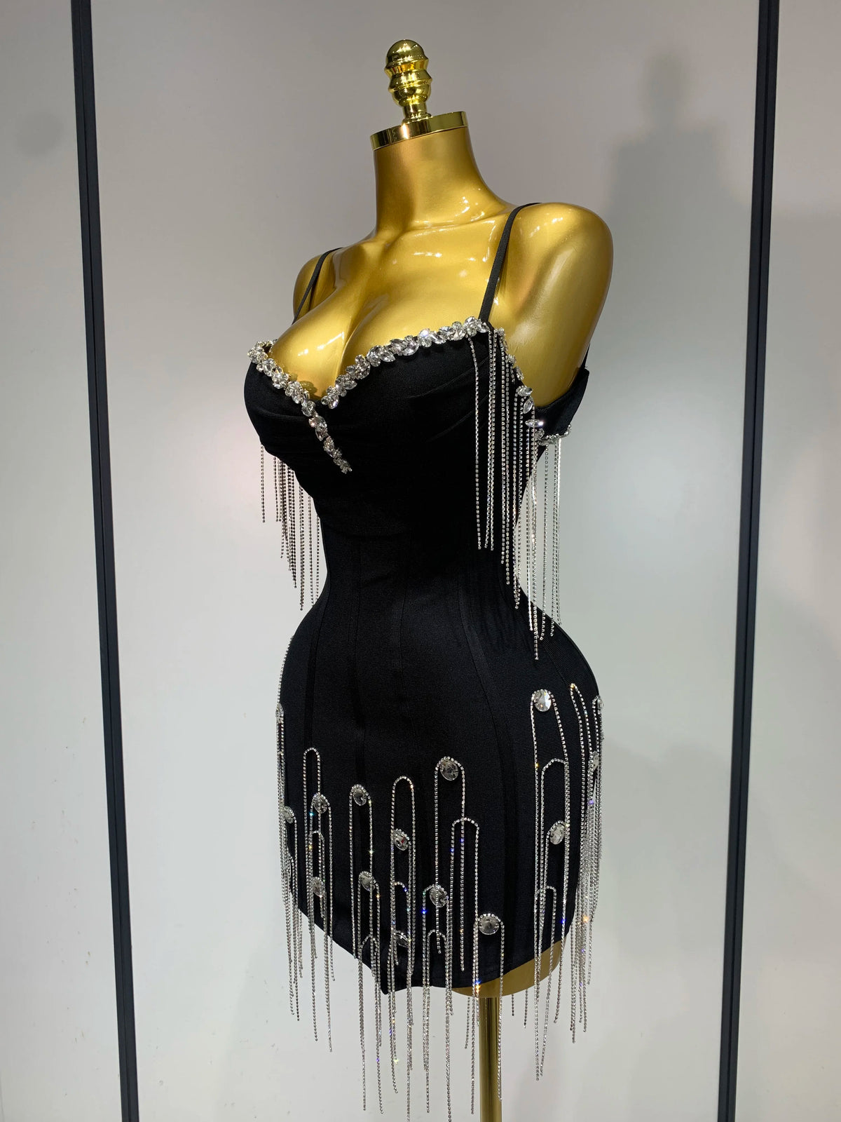 Backless Spaghetti Strap Bodycon Dress for Women