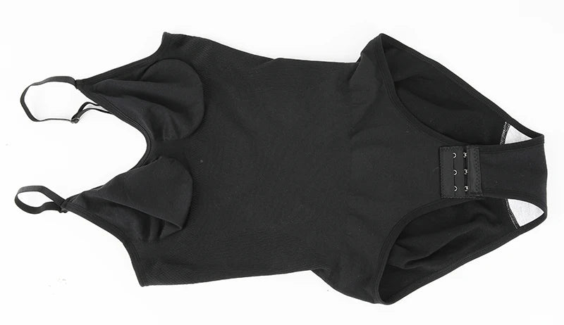 Low Back Bodysuit Shapewear for Women Black