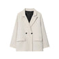 Elegant Double Breasted Blazer Coat for Women