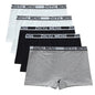 Teenage Girls Cotton Panties Solid Color Mid Waist Briefs