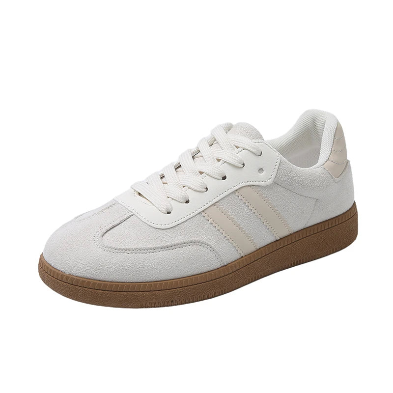 Women Lace-Up Casual Sneakers Breathable Tennis Shoes