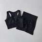 Women's Seamless Yoga Set Sport Bra and High Waist Shorts