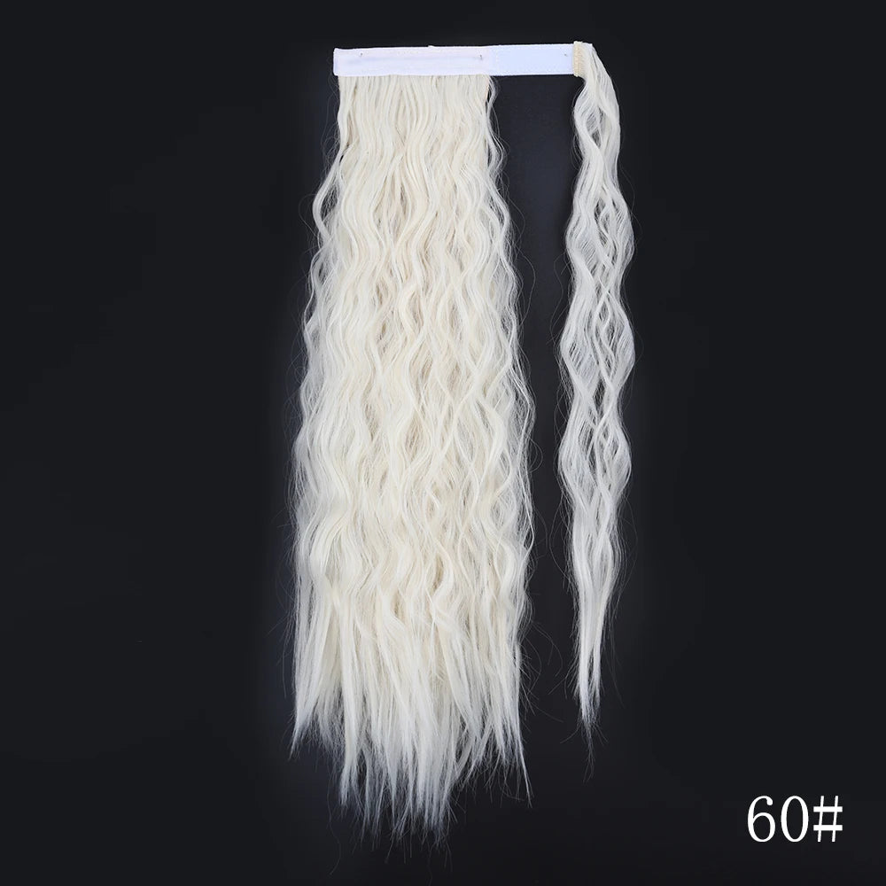 Long Straight Clip-in Ponytail Hair Extension Black