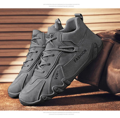 Men's Casual Hiking Shoes with Anti-Slip Comfort