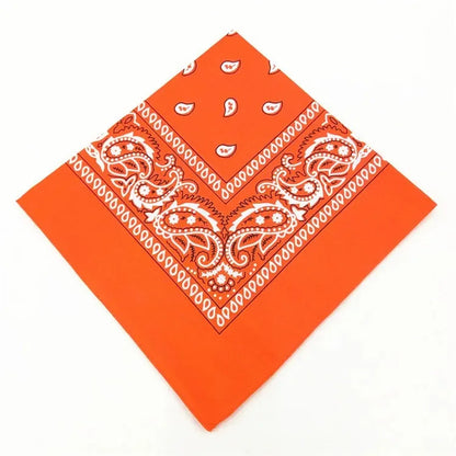 Unisex Polyester Paisley Bandana Hair Wrap