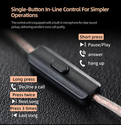 KZ EDX PRO X Hi-Fi In-Ear Earphones