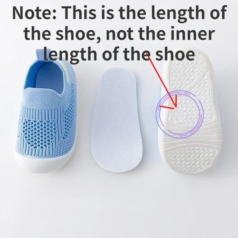 Breathable Mesh Knit Baby Sneakers for Toddlers