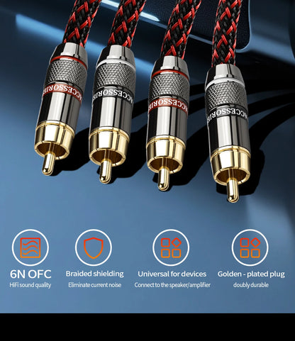 Hi-Fi Stereo RCA Audio Cable