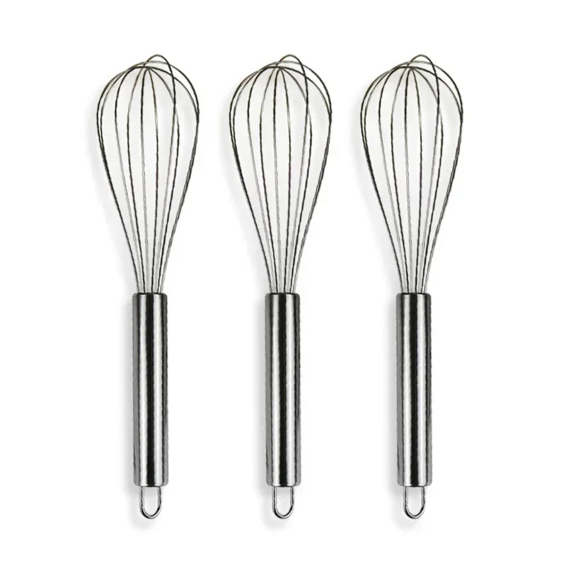 Stainless Steel Egg Stirring Balloon Whisk 6-12 Inch