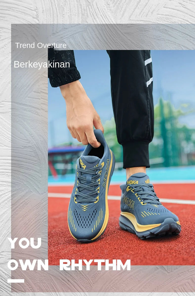 Men's Breathable Mesh Running Shoes for Outdoor Use