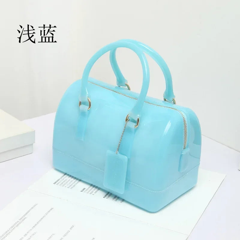Jelly Bag Crossbody Pillow Bag in Macaron Colors