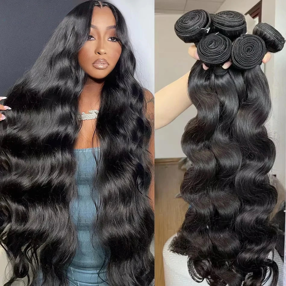 38 40 Inch Body Wave Brazilian Remy Human Hair Extensions
