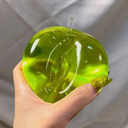 Squishy Green Apple Stress Ball Fidget Toy for Adults