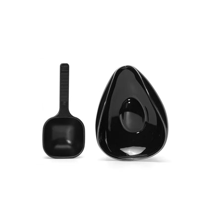Leeseph Ceramic Coffee Bean Dosing Cup Set Black White