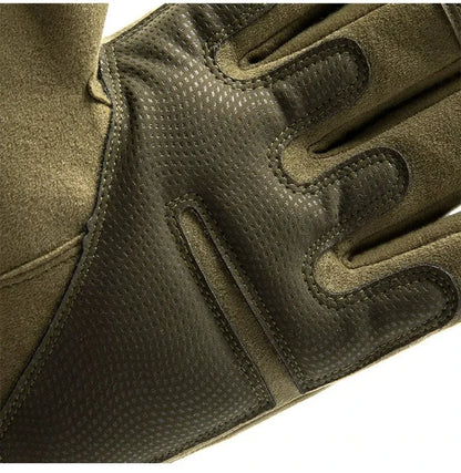 Tactical Touch Screen Motorcycle Gloves Black Green Brown