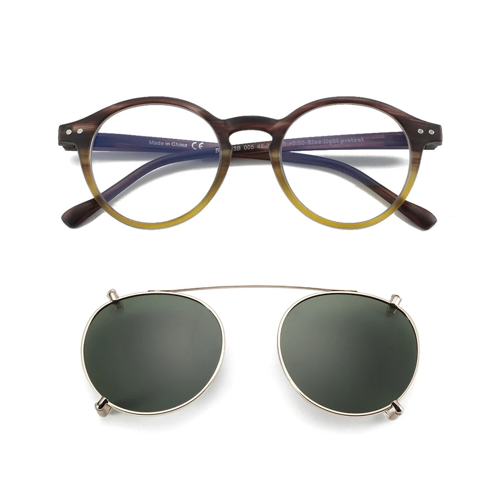 ZENOTTIC Clip-On Polarized Sunglasses for Women