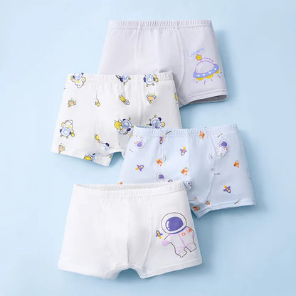 Cotton Cartoon Car Boxers for Boys