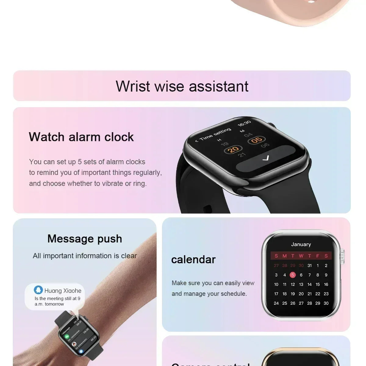 GPS Smart Watch with Heart Rate Monitor and Bluetooth Call