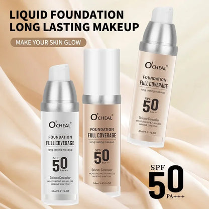 Color Changing Foundation Concealer Long Lasting Moisturizing