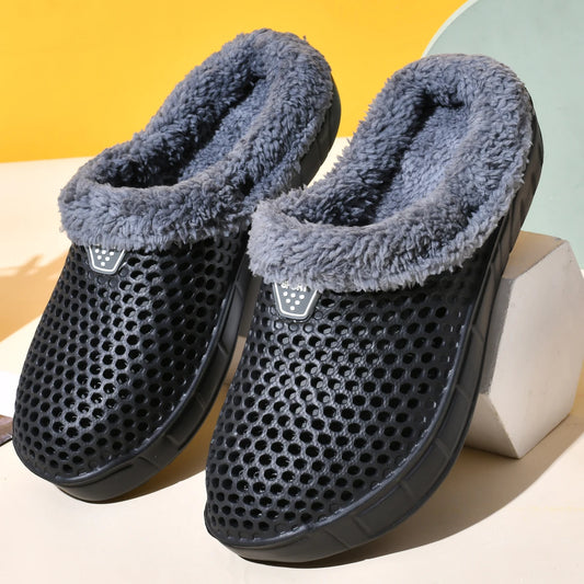 Cotton Slippers for Men and Women Winter Warm Clogs