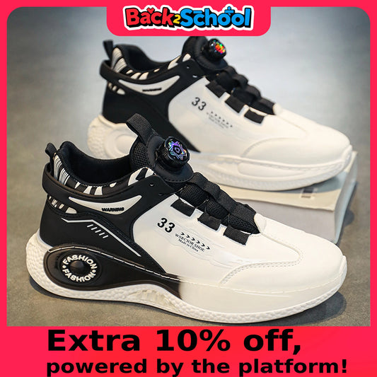 Men's Comfy Non-Slip Sneakers with Rotating Buckle