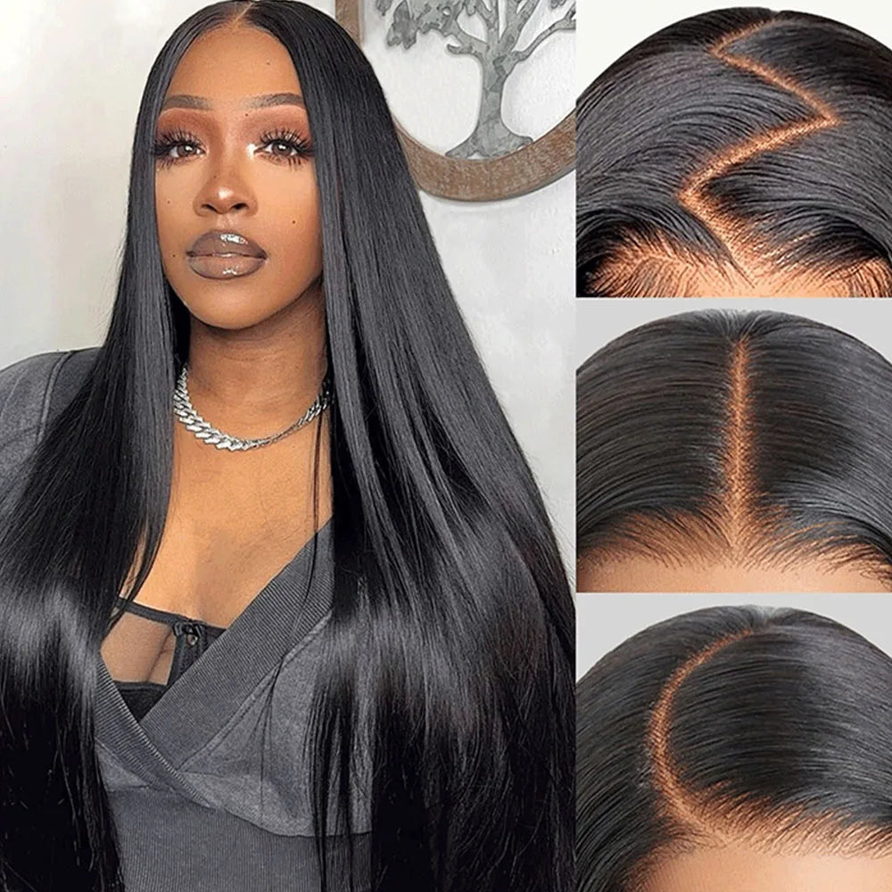 30 Inch Transparent Lace Front Wig Brazilian Human Hair