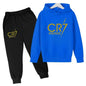 Ronaldo CR7 Print Hoodie and Pants Set for Children
